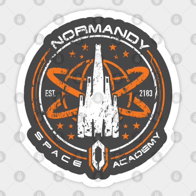 SPACE ACADEMY SINCE 2183 Sticker by MatamorosGraphicDesign